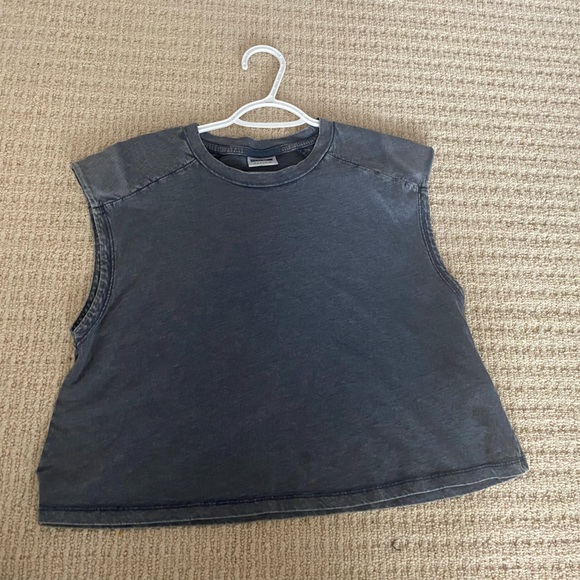 Cropped Muscle Tee - Picture 1 of 3